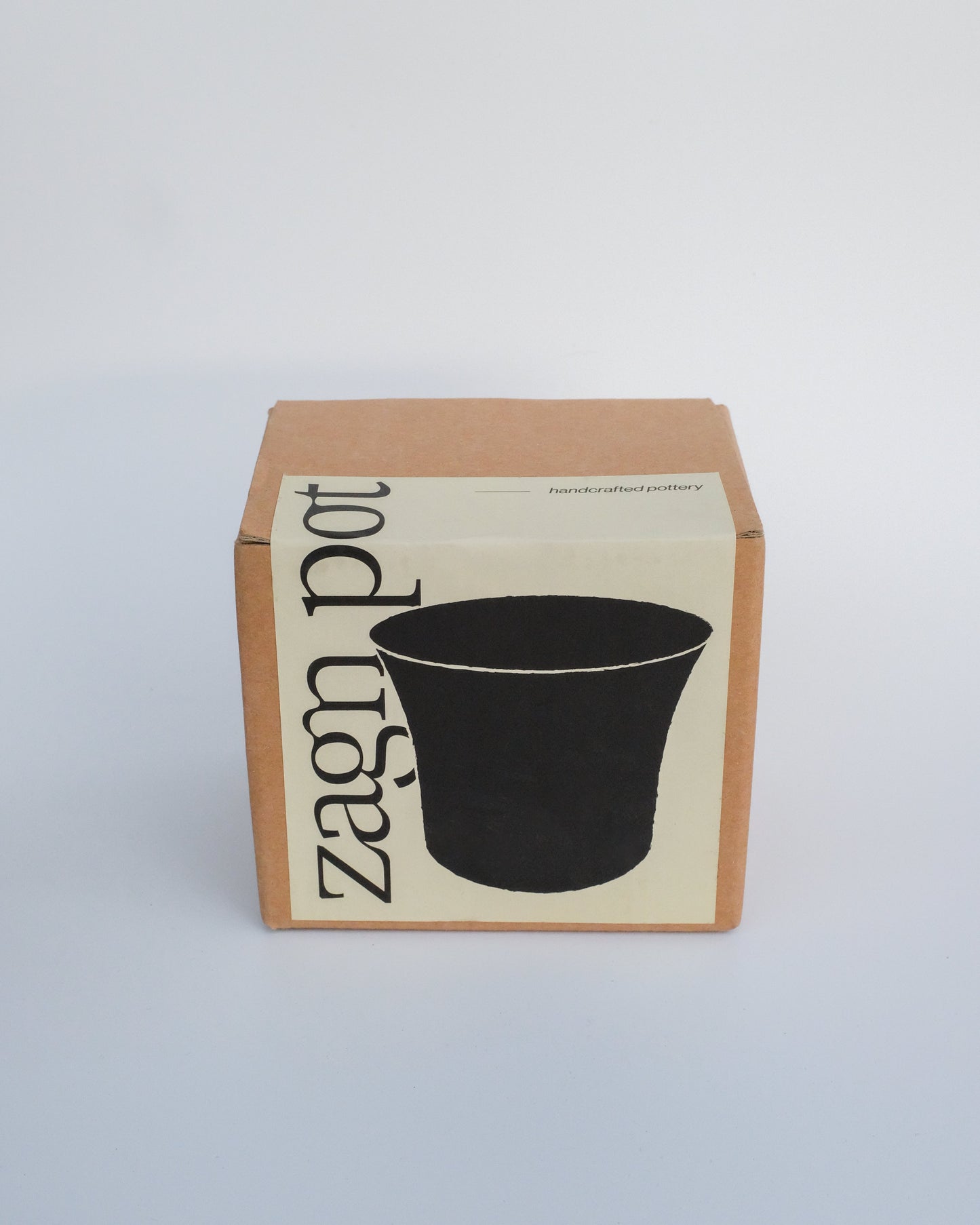 Petite Snow Clay Pot | Handmade Breathable Planter for Succulents & Cacti