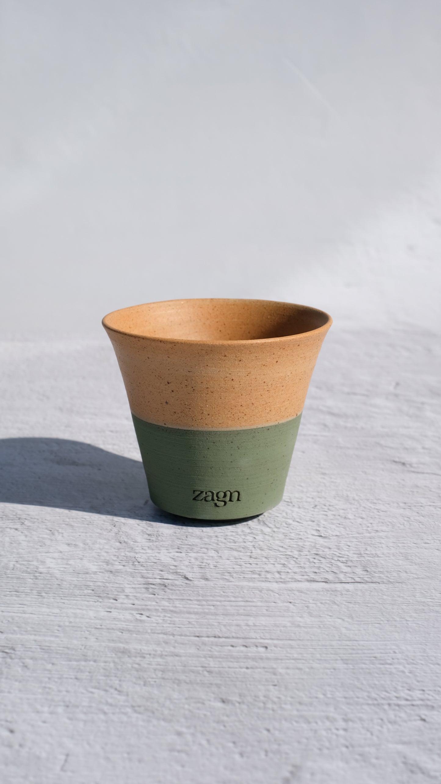 Petite Tea Tree Clay Pot | Handmade Breathable Planter for Succulents & Cacti
