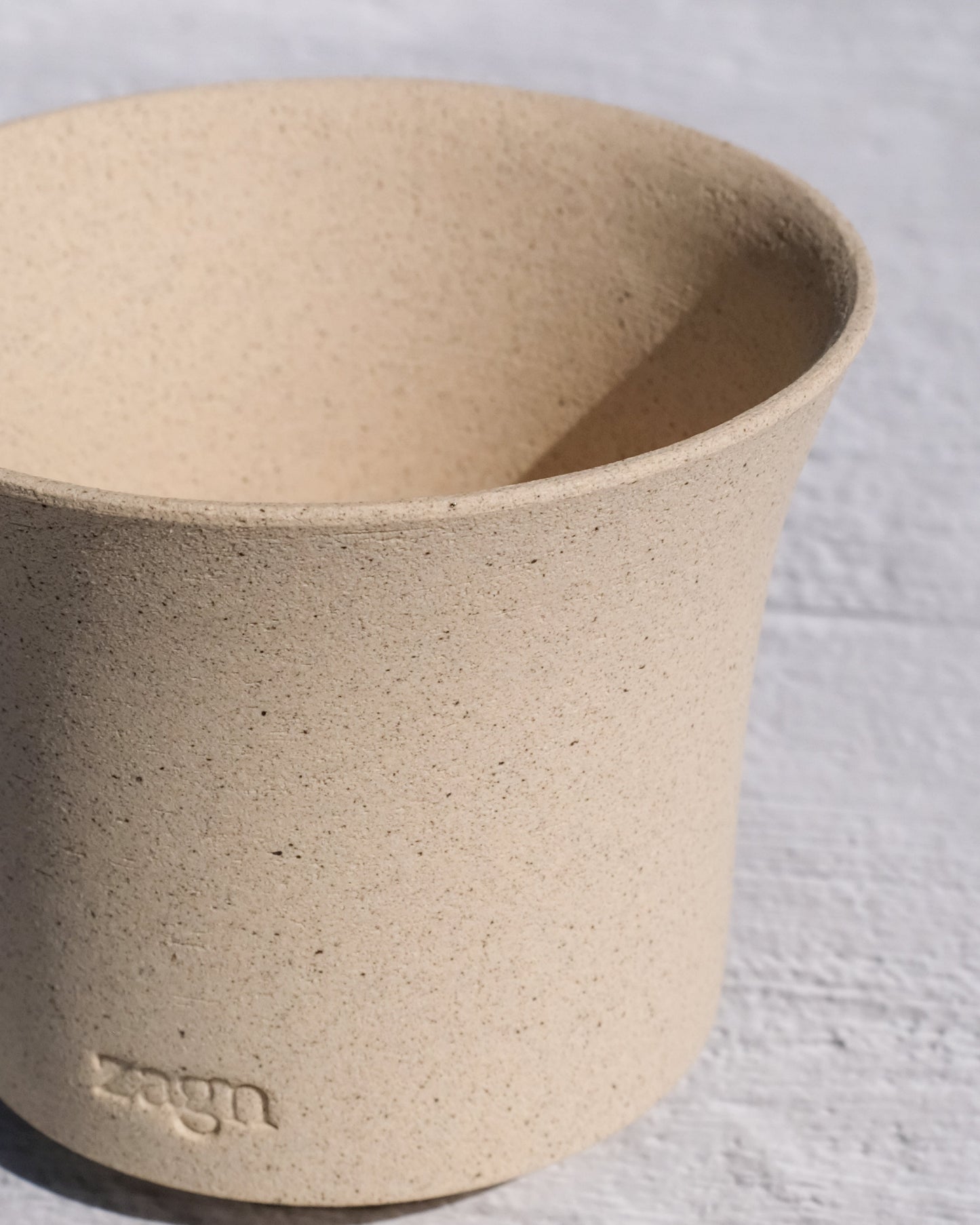 Petite Eggshell Clay Pot | Handmade Breathable Planter for Succulents & Cacti